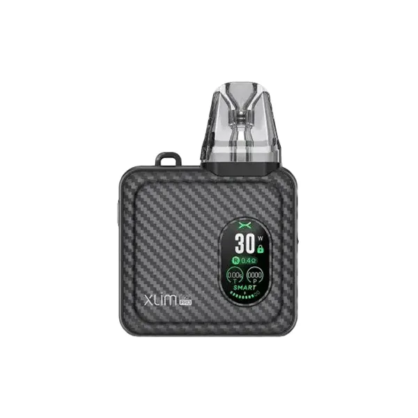 Oxva Xlim SQ Pro 30W Pod Vape Kit, compact box mod with pod on top