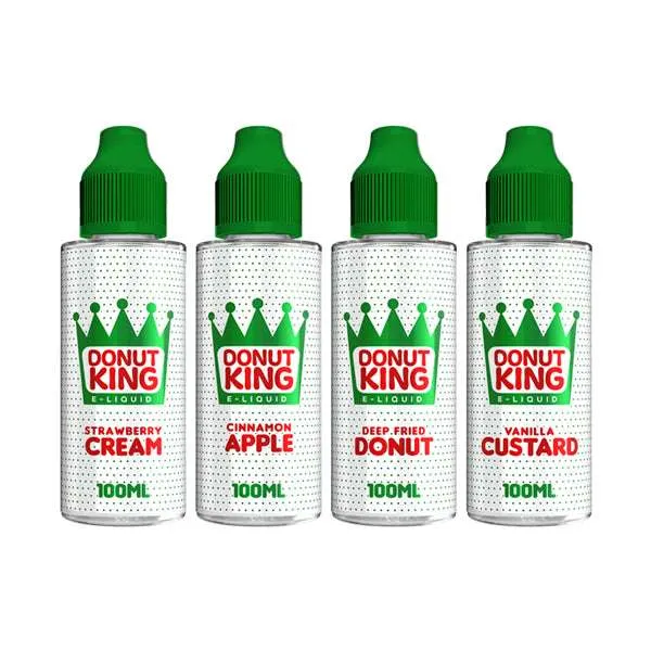 Donut King 100ml Shortfill 0mg 70VG/30PG bottle
