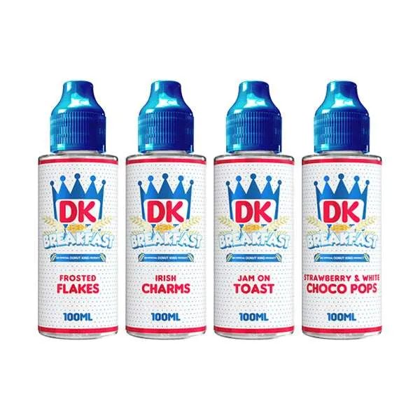 DK Breakfast 100ml Shortfill 0mg 70VG/30PG bottle