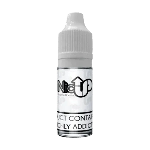 Nic Up 18mg 10ml nic shot single bottle with white cap and label