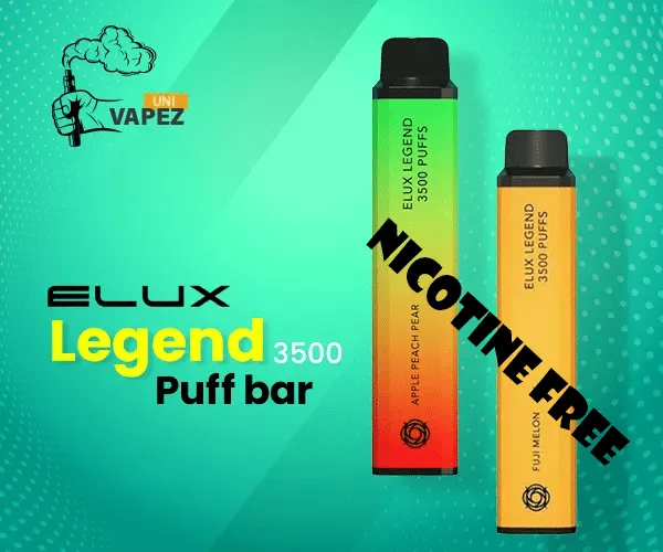Elux Legend 3500 Puff bar 0% NO NICOTINE – view 1 of 4