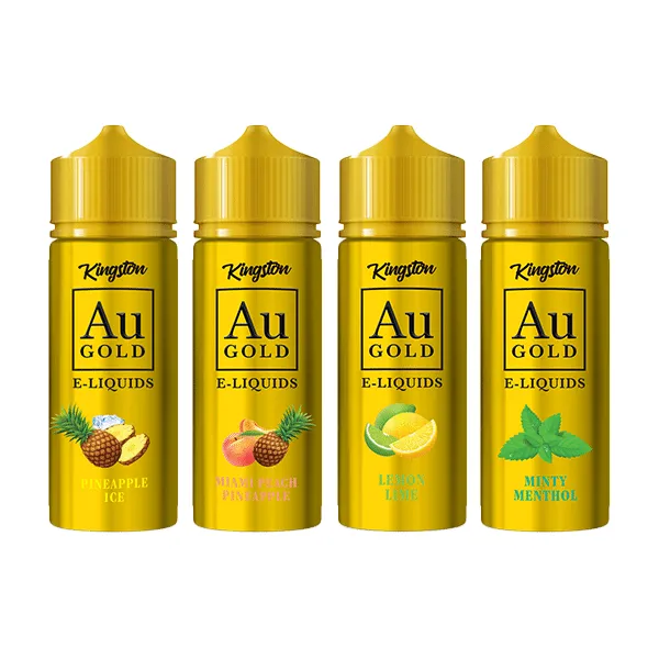 AU Gold By Kingston 100ml shortfill e-liquid, 0mg, 70VG/30PG
