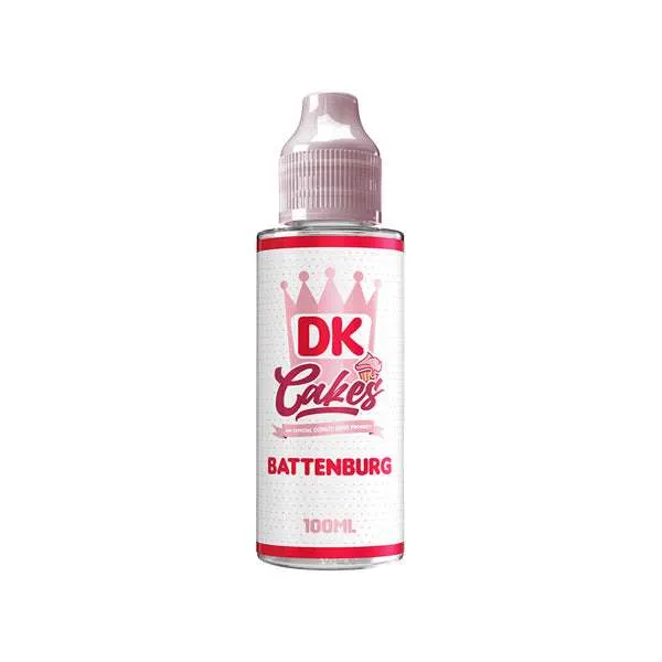 DK Cakes 100ml Shortfill 0mg bottle pack shot