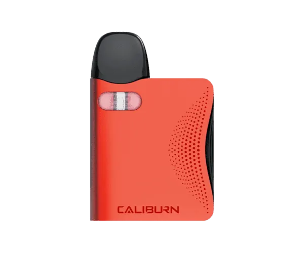Uwell Caliburn AK3 Pod Kit red angled front view