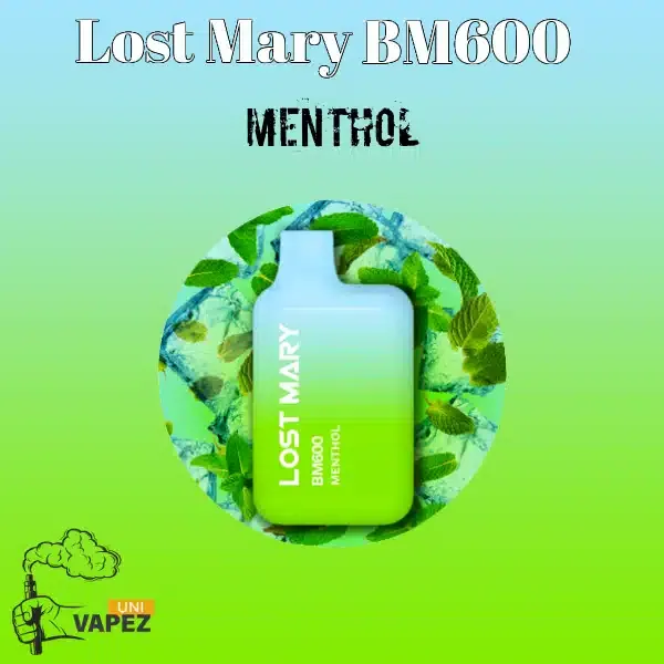 Menthol Lost Mary BM600 Disposable Vape 2% Nicotine