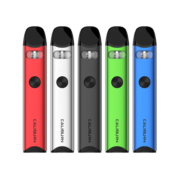Uwell Caliburn A3 Pod 13W Kit five colour options red white black green blue