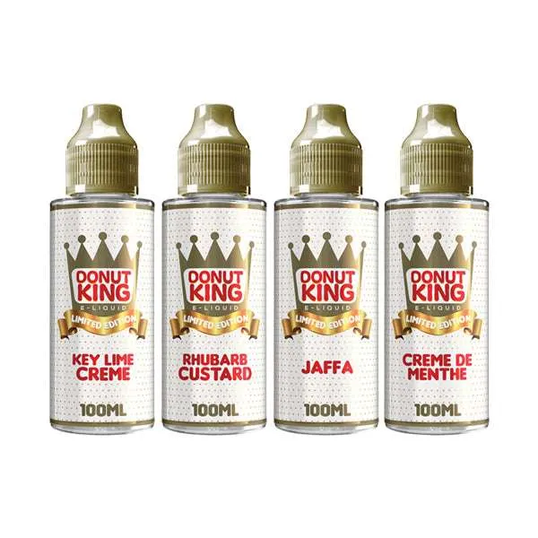 Donut King Limited Edition 100ml Shortfill 0mg bottle