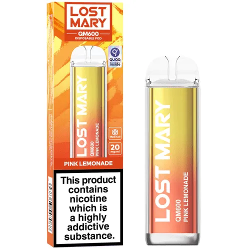 NEW Lost Mary QM600 2% Pre-Filled Vape PAST BBE