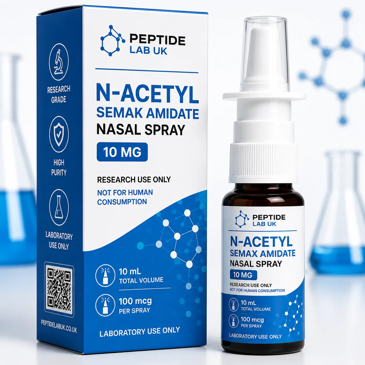 N-Acetyl Semax Amidate 10mg Nasal Spray – view 1 of 4