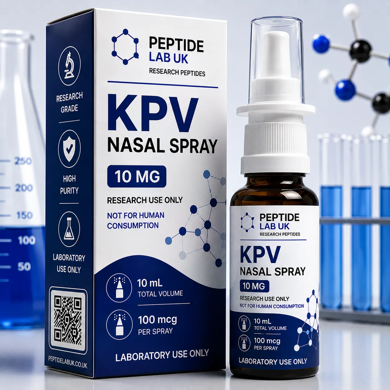 KPV 10mg Nasal Spray – view 1 of 4
