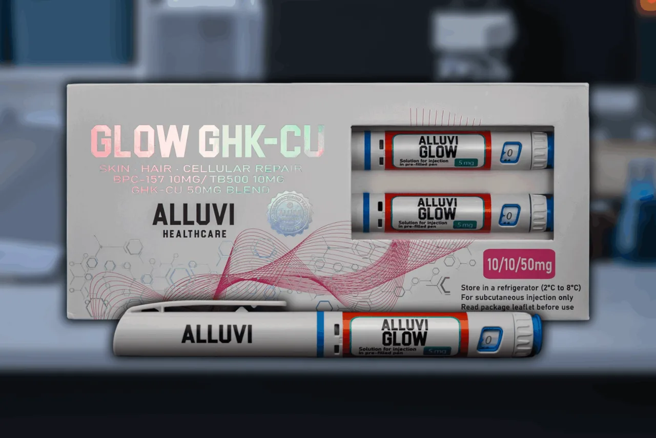 Alluvi Glow GHK-Cu – BPC-157 & TB-500 70mg – view 1 of 4