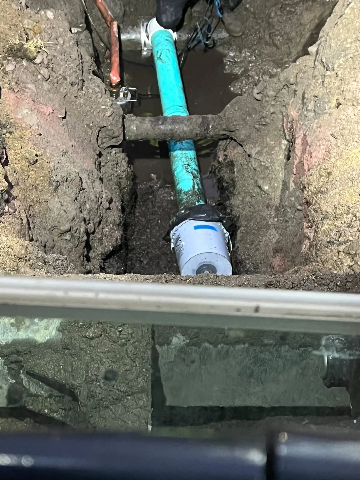 New water service connection